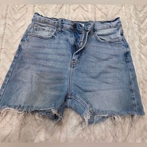 Chic Cello Light Blue Frayed Hem Jean Shorts- Size 3/26 Trendy